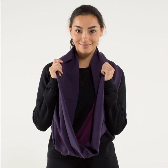Lululemon Vinyasa Scarf Inkwell/Plum Rulu - Picture 8 of 8